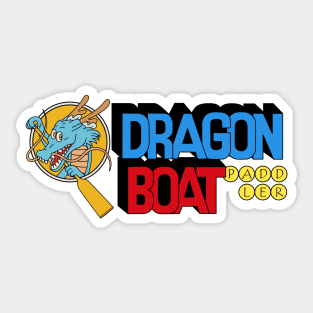 Dragon Boat Paddler Sticker